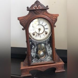 Vintage Mini Grandfather Clock